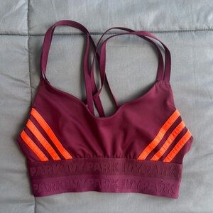 Ivy Park Burgundy and Orange Sports Bra